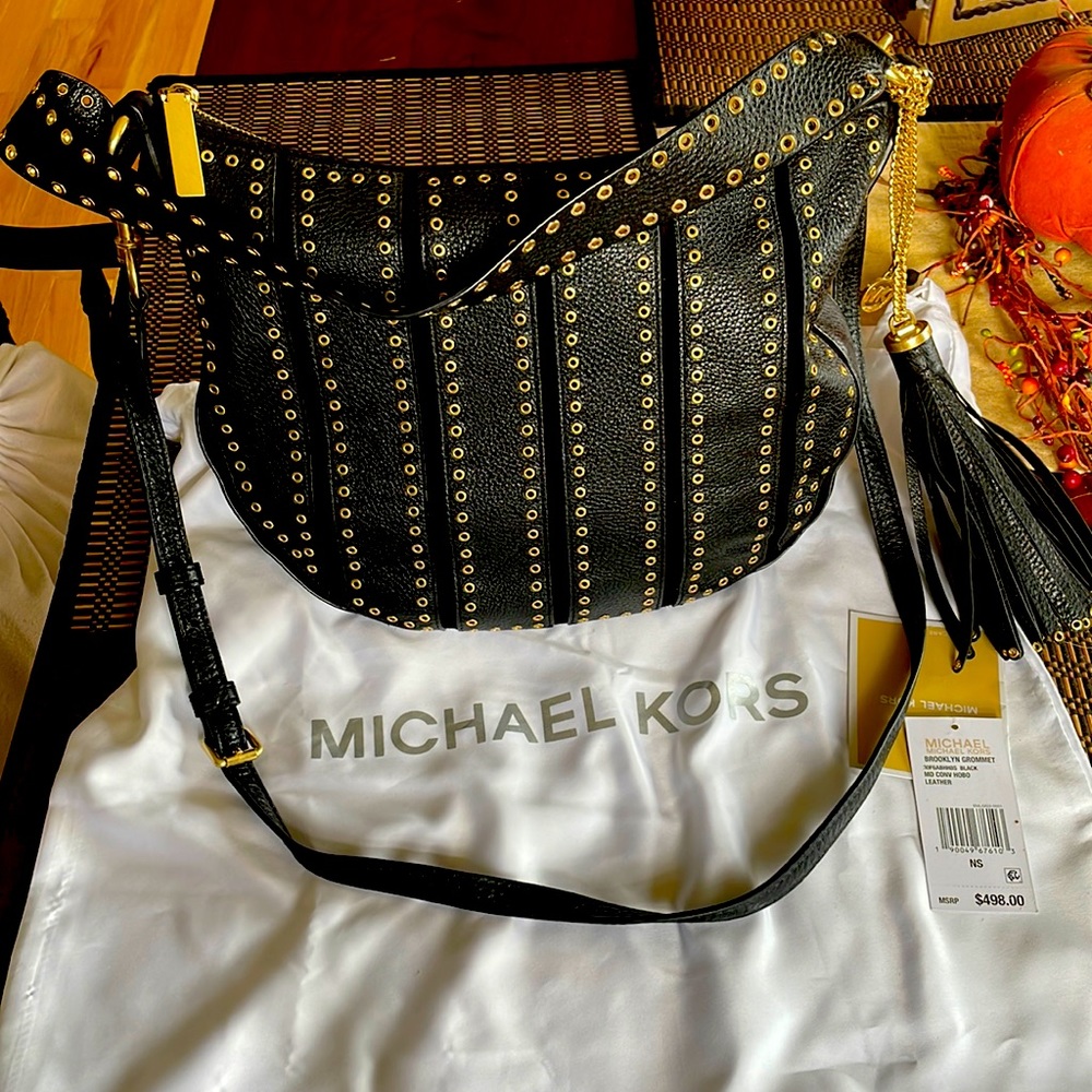 Excellent condition, rarely used, have tags, Michael Kors hobo bag, dust bag